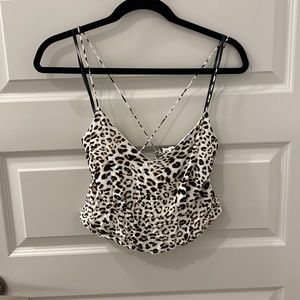 Cheetah crop top